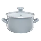 Garnki - Garnek EMALIA OLKUSZ Pyza Szary 20 cm - miniaturka - grafika 1