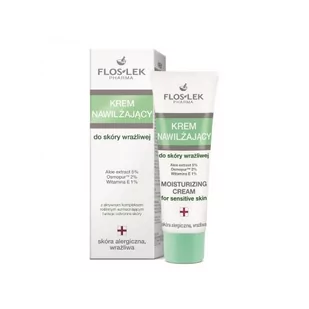 Flos-Lek HYPOALERGICZNY Krem nawilżający do skóry wrażliwej 50ml - Kremy do twarzy - miniaturka - grafika 2