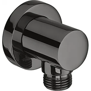 Roca Aqua Round przyłączę kątowe czarny szczotkowany A5B1450NM0 - Akcesoria do armatury i ceramiki - miniaturka - grafika 1