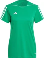 Koszulki i topy damskie - Koszulka damska adidas Tiro 23 League Jersey zielona IC7481 L - miniaturka - grafika 1
