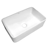 Umywalki - Umywalka ceramiczna Bianca 38 x 24 Domino - miniaturka - grafika 1