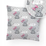 Pościel dla dzieci - POSZEWKA NA PODUSZKĘ 40x40 BAWEŁNA ZAMEK WZORY! - miniaturka - grafika 1