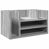 Przyborniki na biurko - Organizer na biurko, szary dąb sonoma, 44,5x24x25 - miniaturka - grafika 1