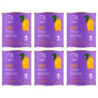Owoce w puszkach i słoikach - Quality Food Pulpa z mango Alphonso 99,9% mango Zestaw 6 x 850 g - miniaturka - grafika 1