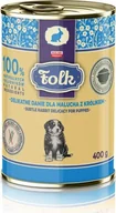 Mokra karma dla psów - Folk Dog Junior ALL MEAT Królik 400 g - miniaturka - grafika 1