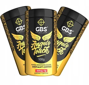 Kawa GBS ANGEL'S TOUCH Rozpuszczalna 3PAK 3x100g. - Kawa - miniaturka - grafika 1
