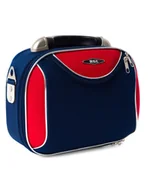 Walizki - Duży kuferek 773 XXL GRANATOWO-CZERWONY - miniaturka - grafika 1