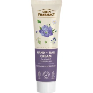 Green Pharmacy Krem do rąk, rumianek i olej lniany, 100 ml - Kremy i maski do rąk - miniaturka - grafika 1