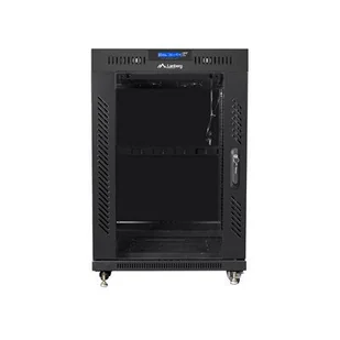 Lanberg Szafa RACK 19" 15U FF01-8015-12BL Czarny FF01-8015-12BL - Szafy rack - miniaturka - grafika 1