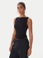 Koszulki i topy damskie - Juicy Couture Top Mia JCWCT225315 Czarny Slim Fit - miniaturka - grafika 1