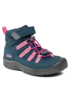 Buty dla dziewczynek - Keen Trzewiki Hikeport 2 Sport Mid Wp 1026603 Granatowy - miniaturka - grafika 1