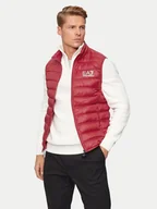Kamizelki męskie - EA7 Emporio Armani Bezrękawnik 8NPQ01 PN29Z 1461 Czerwony Regular Fit - miniaturka - grafika 1