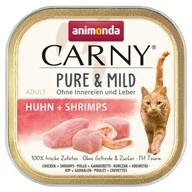 Mokra karma dla kotów - animonda Carny mokra karma dla kota dorosłego, Pure and Mild 32x100 g Kurczak i krewetki - miniaturka - grafika 1