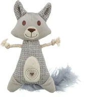 Zabawki dla kotów - Szop XXL, zabawka, dla kota, pluszmateriałpióra, 20 cm30 cm, z kocimiętką - miniaturka - grafika 1
