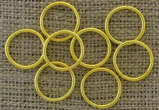 [201010] Ogniwka otwarte 16mm kolor złoty 5szt - Biżuteria - akcesoria - miniaturka - grafika 1
