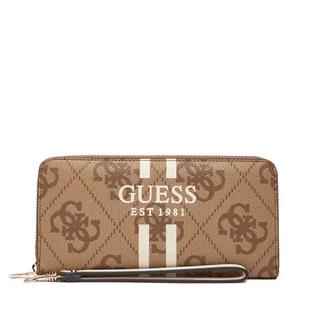 Duży Portfel Damski Guess Laurell II Slg SWOS74 59146 Beżowy - Portfele - miniaturka - grafika 1