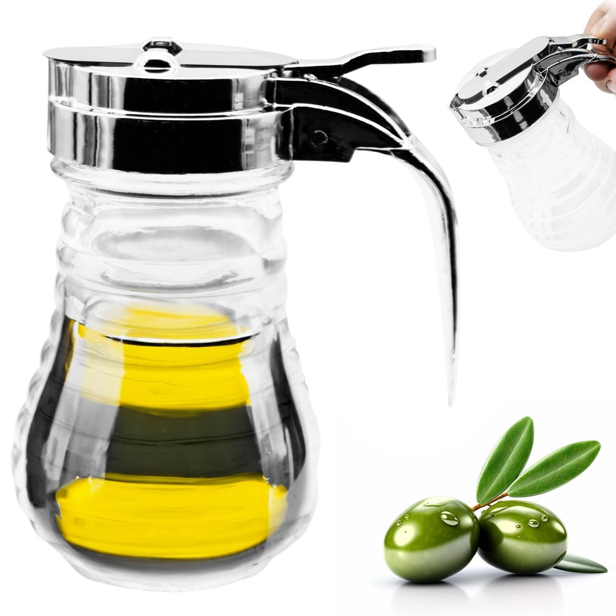 DOZOWNIK OLEJU POJEMNIK NA OLIWĘ 210ML BUTELKA OLEJ OCET PRZYPRAWY PŁYNNE