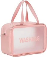 Kosmetyczki, organizery i kuferki - Top Choice TOP CHOICE Kosmetyczka przezroczysta jednokomorowa Washbag 99328 1 szt. - mix kolorów - miniaturka - grafika 1