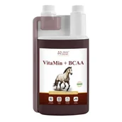 Pasze dla zwierząt - Suplement dla koni Over Horse VitaMin+BCAA witaminy+aminokwasy 1l - miniaturka - grafika 1