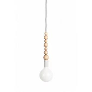 Loft Sfarer jasnoszara strukturalna lampa wisząca KOLOROWE KABLE - Lampy sufitowe - miniaturka - grafika 1