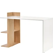 Biurka - Biurko Młodzieżowe Fino Halmar Dąb Złoty, Biały - miniaturka - grafika 1
