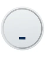 Lustra - Lustro ścienne LED z głośnikiem Bluetooth  60 cm srebrne BROGNON - miniaturka - grafika 1