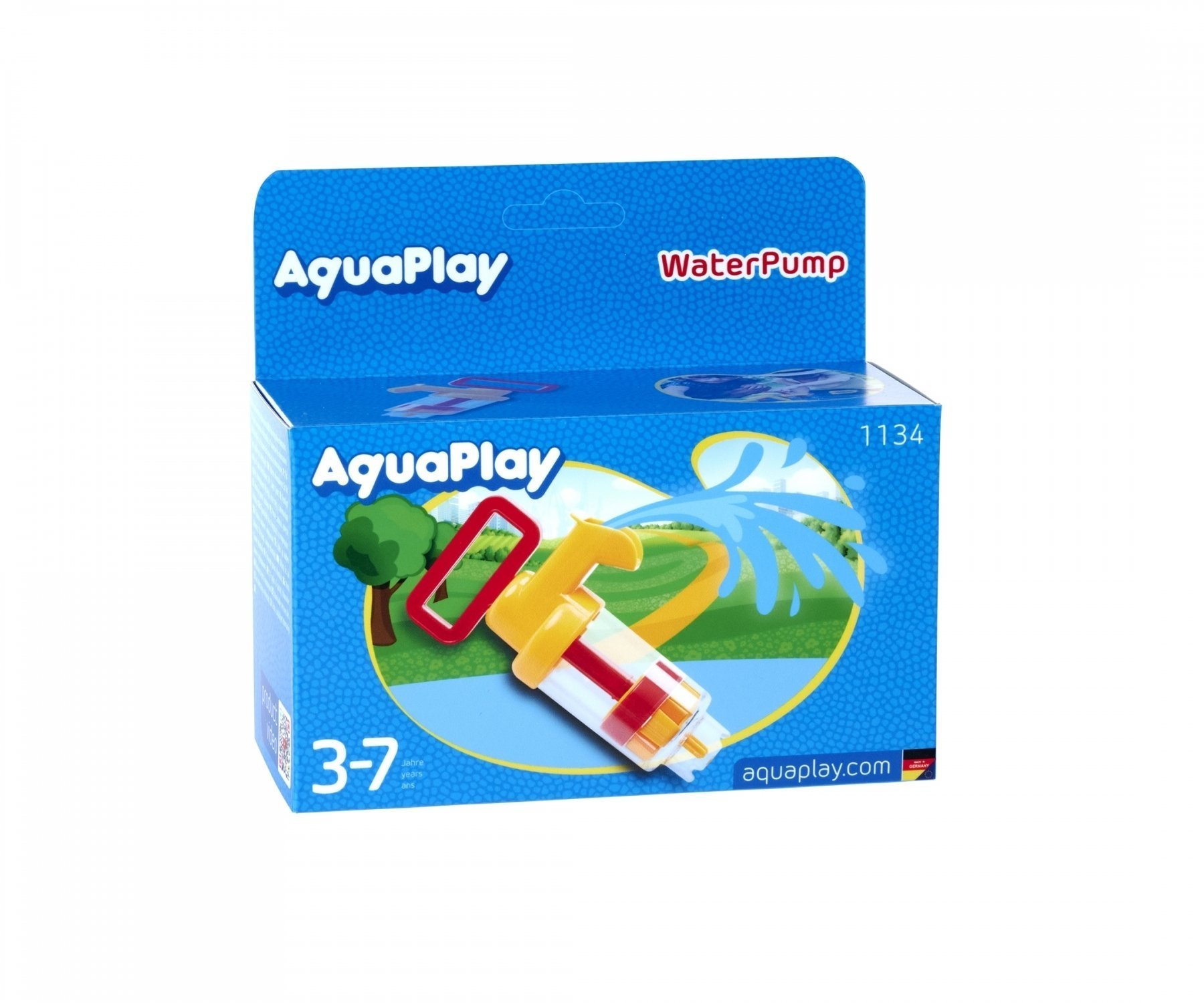 Aquaplay water pump small, water toy yellow/red