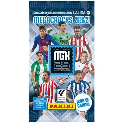 Karty PANINI Megacracks 2026/27 La Liga Ea Sports Saszetka (1 zestaw)