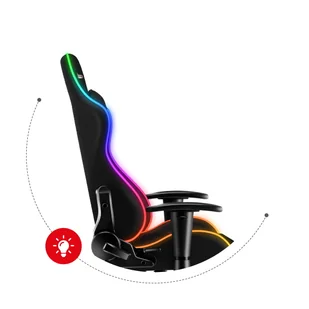 huzaro Fotel gamingowy FORCE 6.0 RGB MESH - Fotele gamingowe - miniaturka - grafika 3