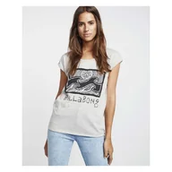 Koszulki i topy damskie - Damska Koszulka BILLABONG ALL NIGHT TEE SS S3SS19BIP0_4238 – Szary - miniaturka - grafika 1
