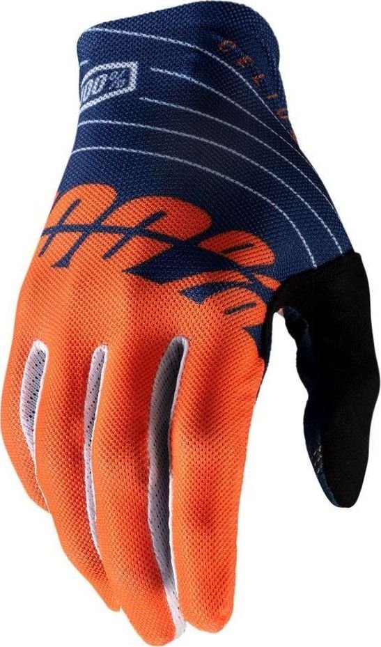 100% Rękawiczki 100% CELIUM Glove navy orange roz. S długość dłoni 181-187 mm NEW