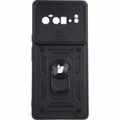 Etui i futerały do telefonów - Bizon Etui Case CamShield Ring Google Pixel 6 Pro czarne BCCSRPX6PBK - miniaturka - grafika 1