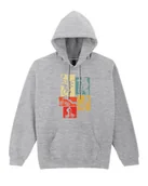 Bluzy damskie - Bluza BMX rowerowe triki dla Rowerzysty z Nadrukiem Szara L - miniaturka - grafika 1