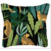 Poszewki na poduszki - Poszewka dekoracyjna Tigerino liście 40 x 40 cm wielokolorowy - miniaturka - grafika 1