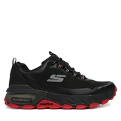 Buty trekkingowe męskie - Trekkingi Skechers MAX PROTECT PROMOTE 237669/BKRD Czarny - miniaturka - grafika 1