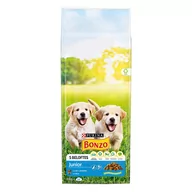 Sucha karma dla psów - Bonzo Junior z kurczakiem, warzywami i mlekiem karma dla psów - 15 kg - miniaturka - grafika 1