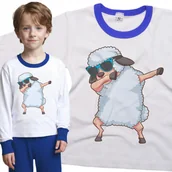 Piżamy dla dziewczynek - Piżama dziecięca Owca Dabbing Śmieszne 86/92 - VoloDonum - miniaturka - grafika 1