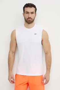 Koszulki męskie - Reebok t-shirt treningowy Tech kolor biały 100065569 - grafika 1