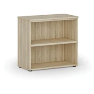 Regały biurowe - Regał biurowy PRIMO WOOD, 740 x 800 x 420 mm, dąb naturalny - miniaturka - grafika 1