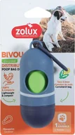 Woreczki na psie odchody - ZOLUX Dozownik worków na odchody BIVOUAK - niebieski - miniaturka - grafika 1