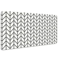 Podkładki na biurko - Mata na biurko Geometryczny wzór w jodełkę 100x50 cm - miniaturka - grafika 1