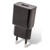 Ładowarki do telefonów - Setty Ładowarka sieciowa Usb 1A czarna - miniaturka - grafika 1
