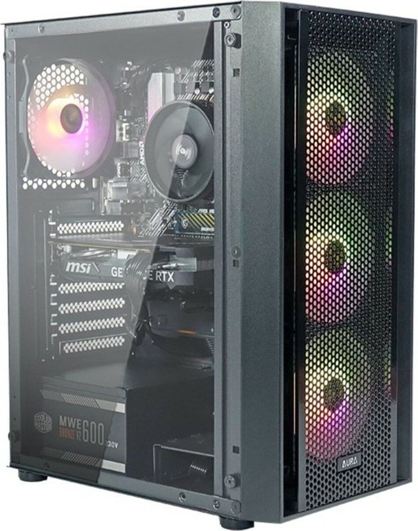 Komputer CoolPC Komputer Stacjonarny CoolPC PUMA AMD Ryzen 5 AMD Ryzen 5 5500U 16 GB RAM 500 GB SSD Nvidia Geforce RTX 4060