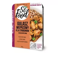 Szybkie dania obiadowe - So Food - Gulasz wieprzowy A’la strogonow z kaszą gryczaną - miniaturka - grafika 1