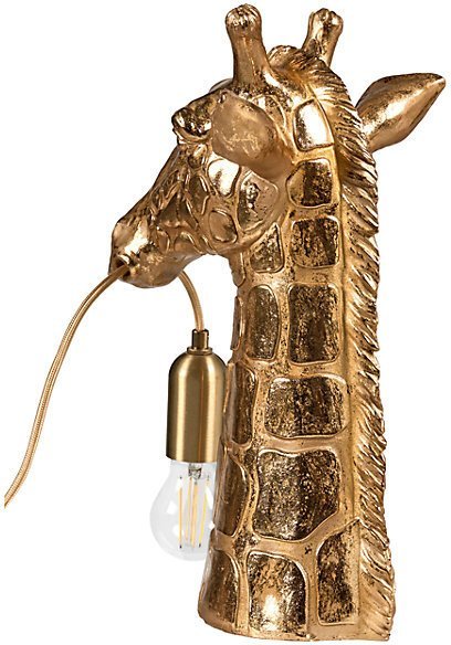 Lampa stołowa Beliani Lampa stołowa Żyrafa MALAIKA Złoty