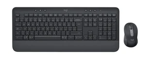Logitech Signature MK650 Combo For Business klawiatura Dołączona myszka RF Wireless + Bluetooth QWERTY UK międzynarodowy Grafitowy - Zestawy myszka + klawiatura - miniaturka - grafika 1