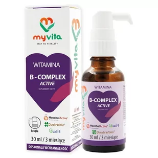 MYVITA Witamina B Complex Active krople 30ml - MyVita - Suplementy diety - miniaturka - grafika 1