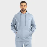 Bluzy sportowe męskie - Bluza dresowa z kapturem Lifestyle męska SIROKO Splash Electric - miniaturka - grafika 1