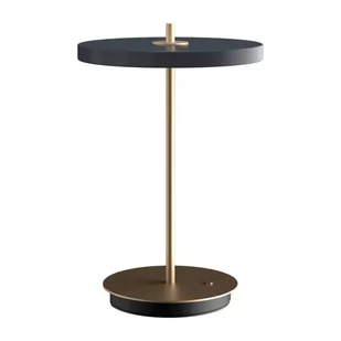 Antracytowa lampa stołowa LED ze ściemniaczem i metalowym kloszem (wysokość 31 cm) Asteria Move – UMAGE - Noże stołowe - miniaturka - grafika 1