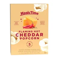 Popcorn - Magic Time Flaming Hot Cheddar Popcorn 240g - miniaturka - grafika 1